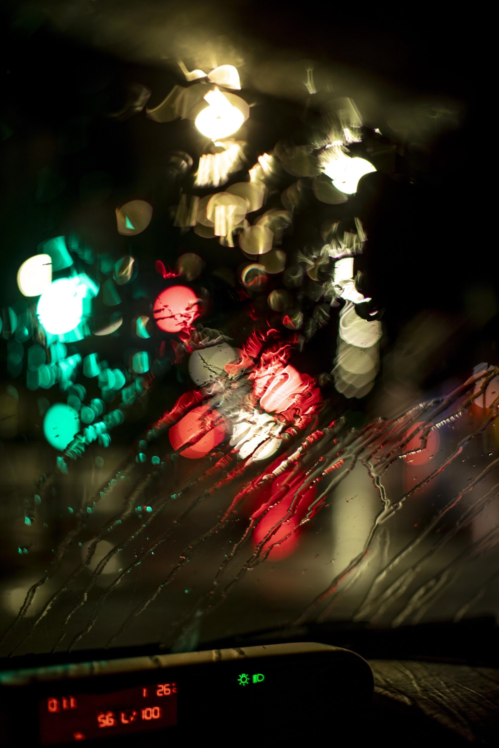 Jamming – blurred udsyn fra bil